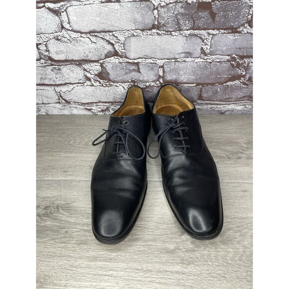 Mercanti Fiorentini Black Leather Derby Lace Up Dress Shoes Men’s Sz 10M US/43EU main image 12